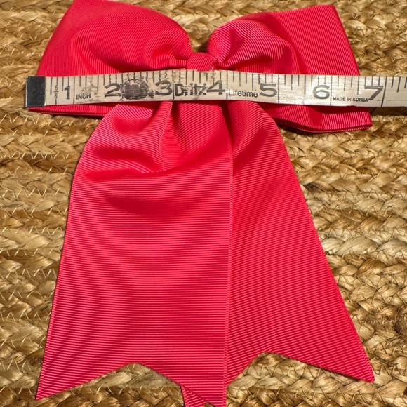 New Two Handmade Large Hair Bows Two Shades of Pink - Picture 3 of 7